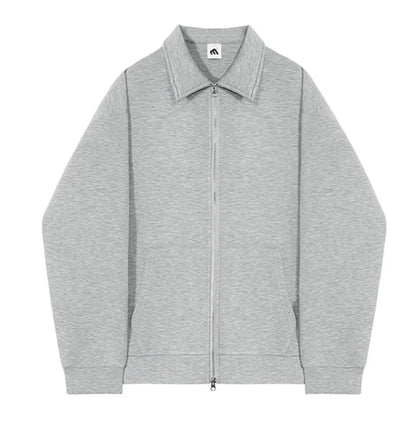 Double Zip Polo Jacke